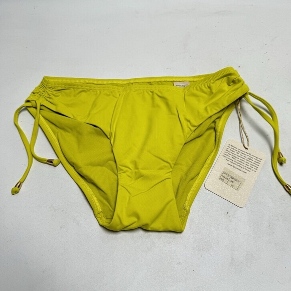 NEW BLUMOSS CARENA HALTER HIPSTER BOTTOM ONLY - LIME YELLOW XS - Picture 8 of 13